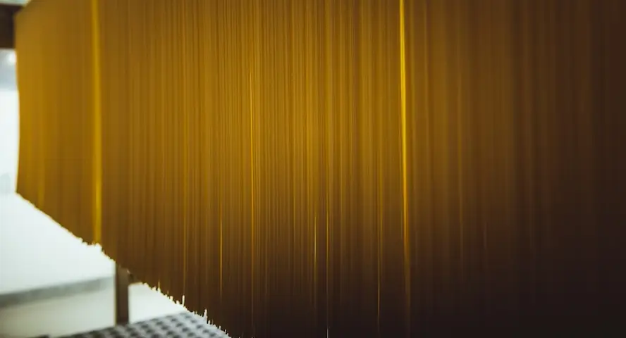 pasta drying bucatini gragnano pasta image