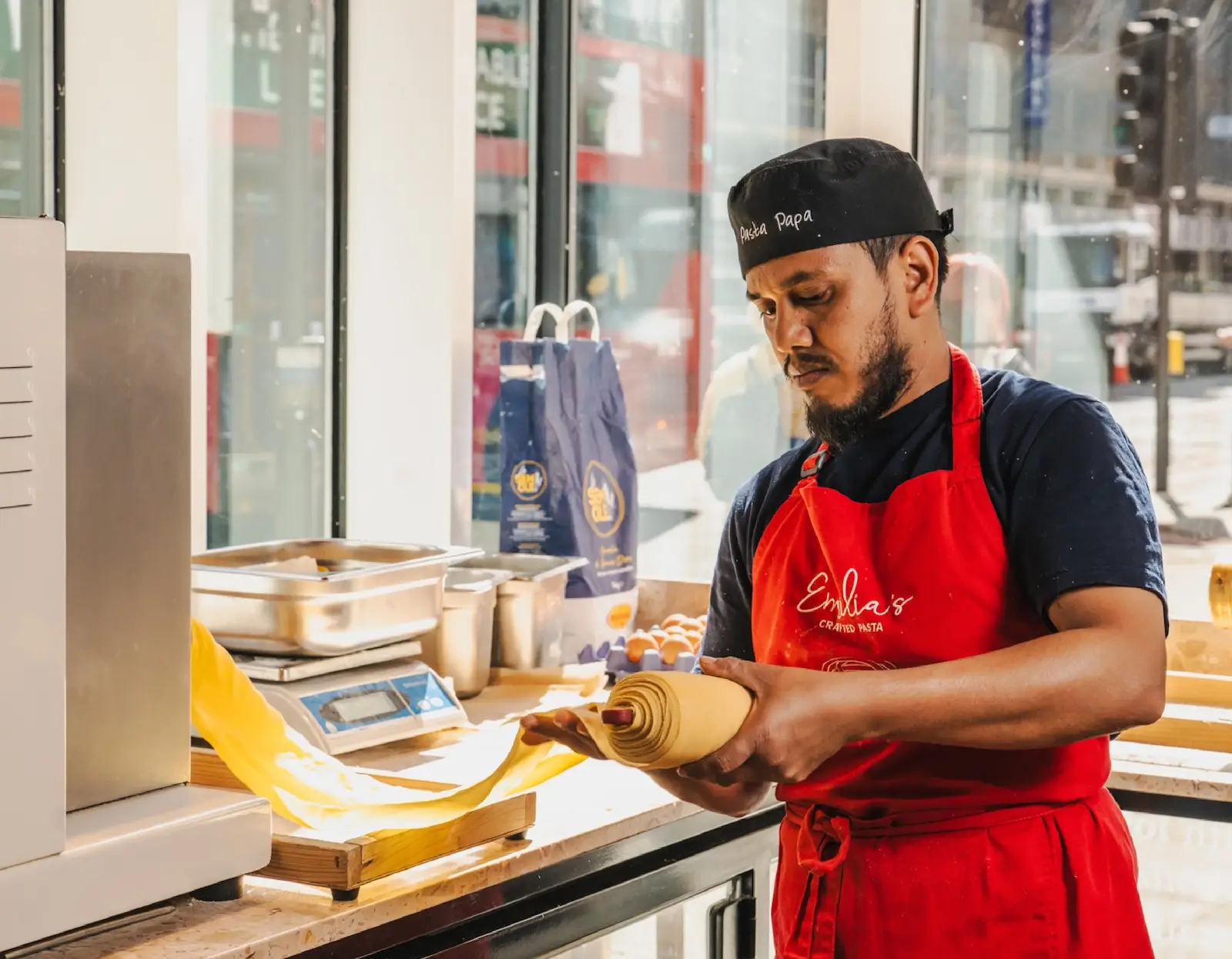 Fresh pasta restaurant in London